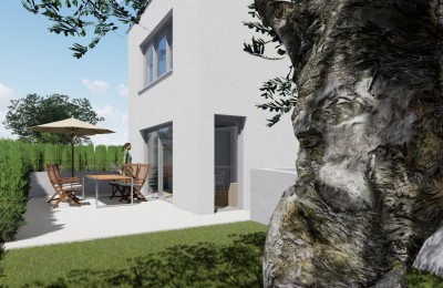 Terraced house, Vidal - Novigrad, three-room, new construction - under construction