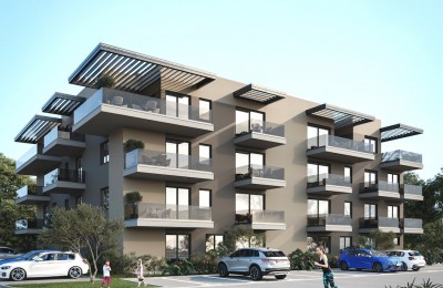 Appartamento B a Vabriga, nuova costruzione, piano terra
