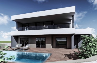 Villa with a beautiful view of the sea, Kavran Pula - under construction