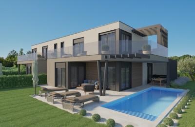 Three-room luxury villa with sea view - under construction