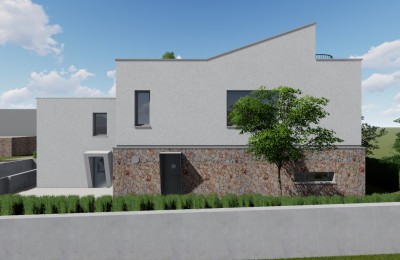 Vrstna hiša, Vidal - Novigrad, trisobna, novogradnja - v fazi gradnje