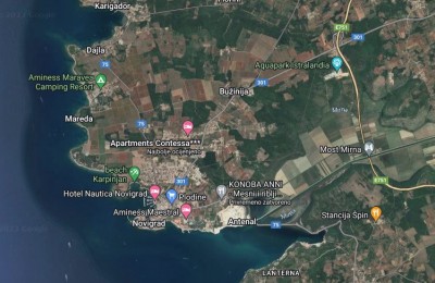 Building land for the construction of a villa in Novigrad
