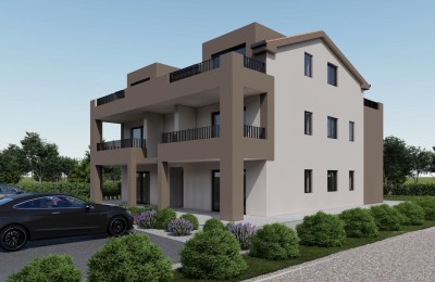 Apartment B. on the ground floor with a garden, newly built, near Poreč - under construction